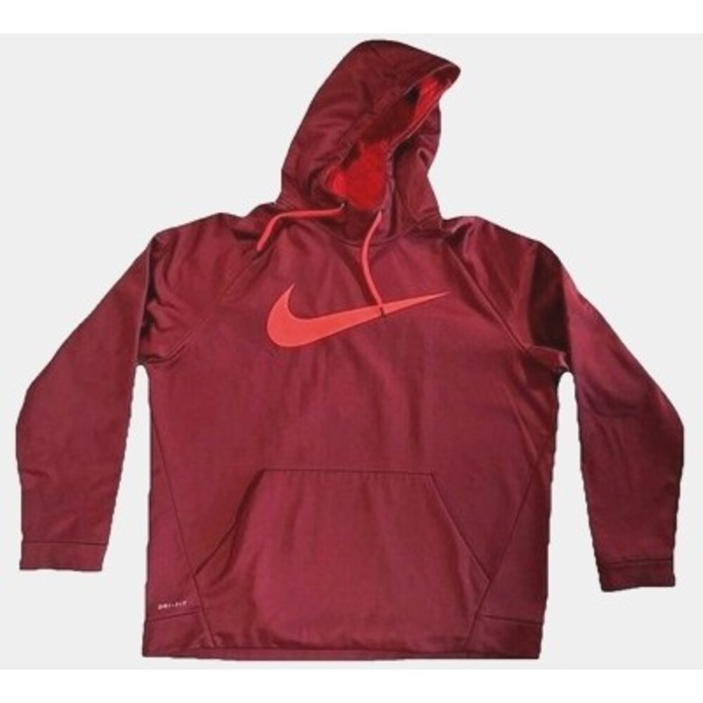 Nike Dri-Fit Pullover Hoodie XXL Polyester Performance Athletic Techwear Gym